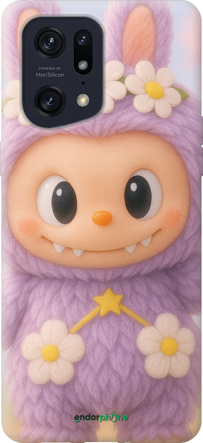 Силиконовый чехол Лабубу 1 для Oppo Find X5 Pro - 6709u-2603 изображение 