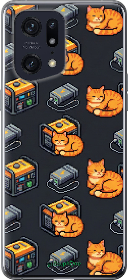 Силиконовый чехол Autonomous Zone для Oppo Find X5 Pro - 6771u-2603 изображение 