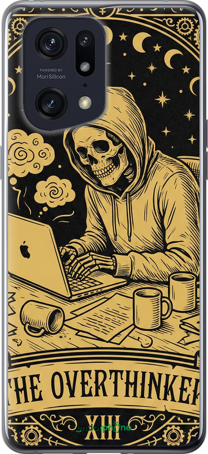 Силиконовый чехол The Overthinker для Oppo Find X5 Pro - 6774u-2603 изображение 