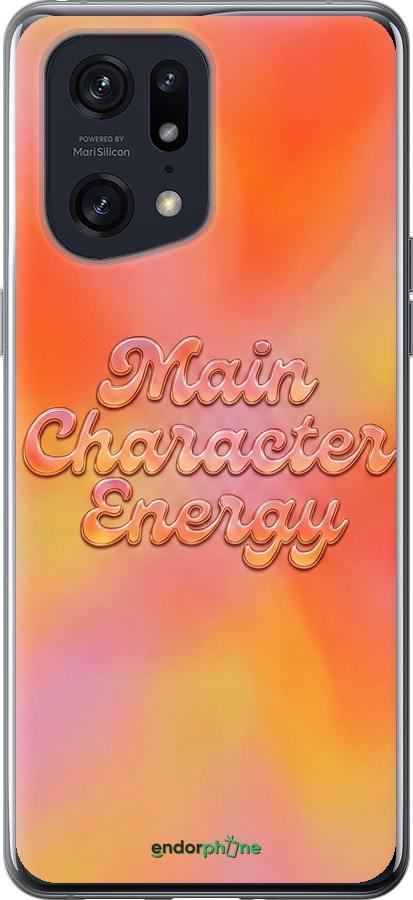 Силіконовий чехол Aura Gradient Main Character Energy Aesthetic Y2K для Oppo Find X5 Pro - 6783u-2603 изображение 