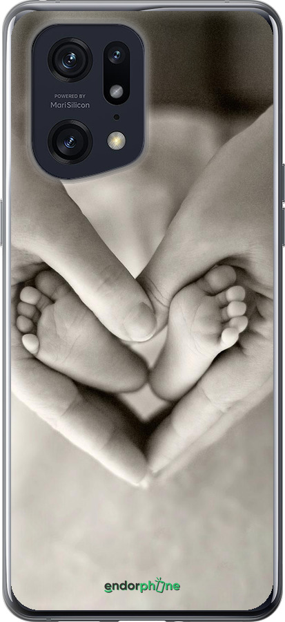 Силиконовый чехол Любовь для Oppo Find X5 Pro - 699u-2603 изображение 