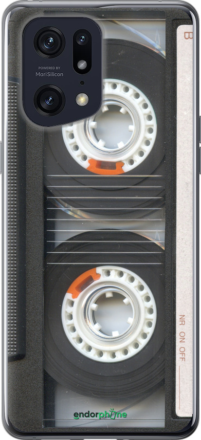 Силиконовый чехол Кассета для Oppo Find X5 Pro - 876u-2603 изображение 