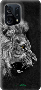 Силиконовый чехол Лев для Oppo Find X5 - 1080u-2602 изображение 