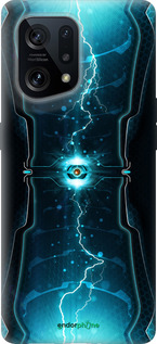 Силіконовий чехол Блискавки в циліндрі для Oppo Find X5 - 120u-2602 изображение 