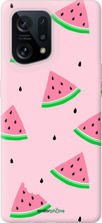 Силиконовый чехол Розовый арбуз для Oppo Find X5 - 4314u-2602 изображение 