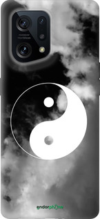 Силіконовий чехол Інь і янь для Oppo Find X5 - 4389u-2602 изображение 