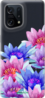 Силіконовий чехол Лотос для Oppo Find X5 - 4862u-2602 изображение 