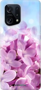 Силиконовый чехол Сирень для Oppo Find X5 - 527u-2602 изображение 