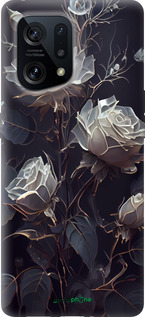 Силиконовый чехол Розы 2 для Oppo Find X5 - 5550u-2602 изображение 