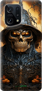 Силиконовый чехол Череп 2 для Oppo Find X5 - 5652u-2602 изображение 