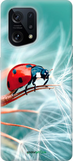 Силиконовый чехол Божья коровка для Oppo Find X5 - 6049u-2602 изображение 