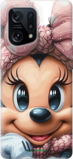 Силиконовый чехол Минни Маус с бантиком для Oppo Find X5 - 6055u-2602 изображение 