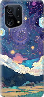 Силіконовий чехол Креативний арт для Oppo Find X5 - 6322u-2602 изображение 