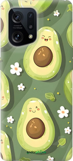 Силиконовый чехол Авокадо для Oppo Find X5 - 6380u-2602 изображение 