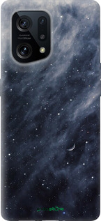 Силиконовый чехол Голубые облака, Голубая луна для Oppo Find X5 - 6398u-2602 изображение 