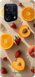 Силиконовый чехол Фрукты 3 для Oppo Find X5 - 6703u-2602 изображение 