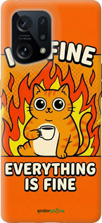 Силиконовый чехол Funny Cat для Oppo Find X5 - 6786u-2602 изображение 