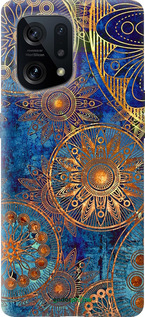 Силіконовий чехол Золотий візерунок для Oppo Find X5 - 678u-2602 изображение 