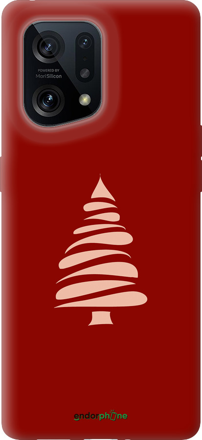 Силиконовый чехол Новогодний 15 для Oppo Find X5 - 4628u-2602 изображение 