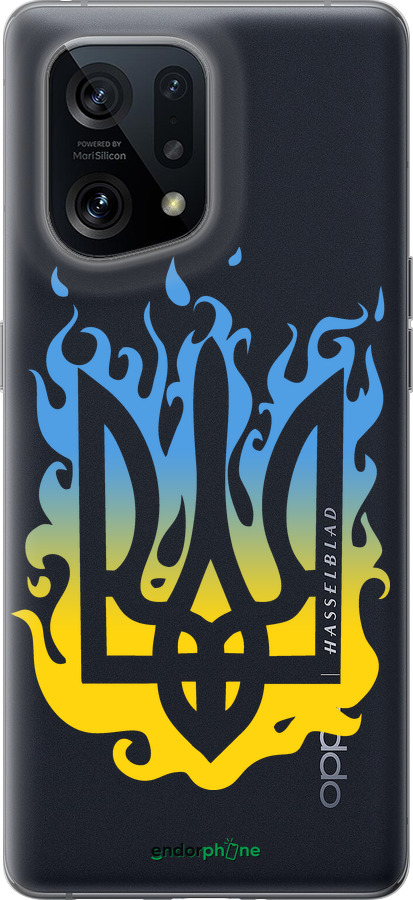 Силиконовый чехол Герб v1 для Oppo Find X5 - 5258u-2602 изображение 