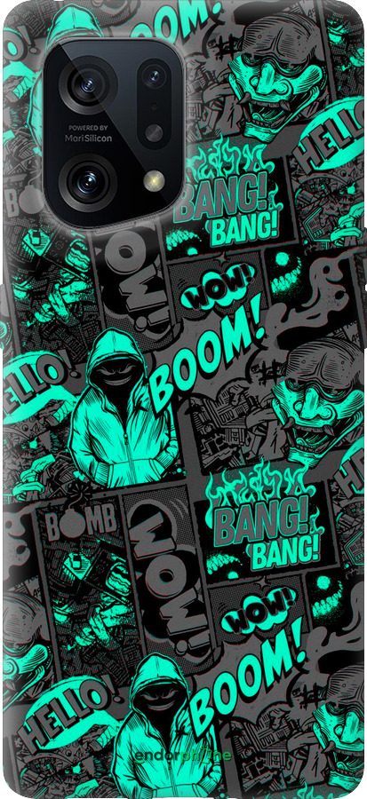 Силиконовый чехол № 5331 для Oppo Find X5 - 5331u-2602 изображение 