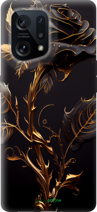 Силиконовый чехол Роза 3 для Oppo Find X5 - 5552u-2602 изображение 