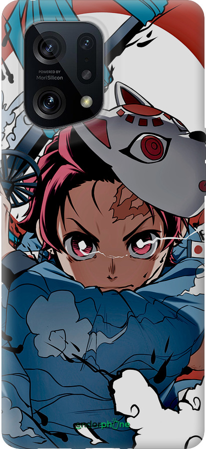Силиконовый чехол Танджиро Камадо для Oppo Find X5 - 5574u-2602 изображение 