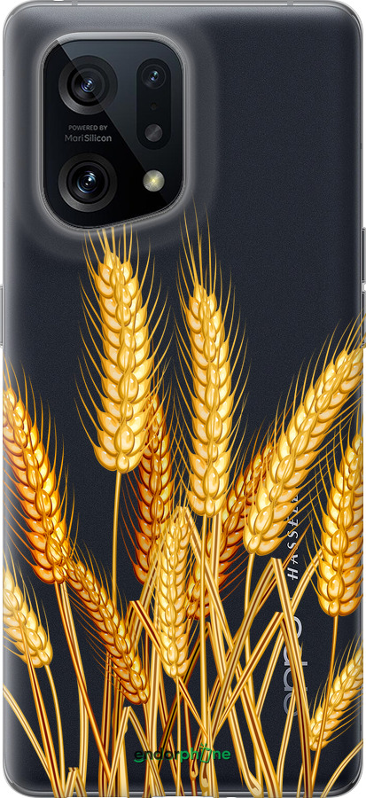 Силиконовый чехол Колоски пшеници для Oppo Find X5 - 5866u-2602 изображение 