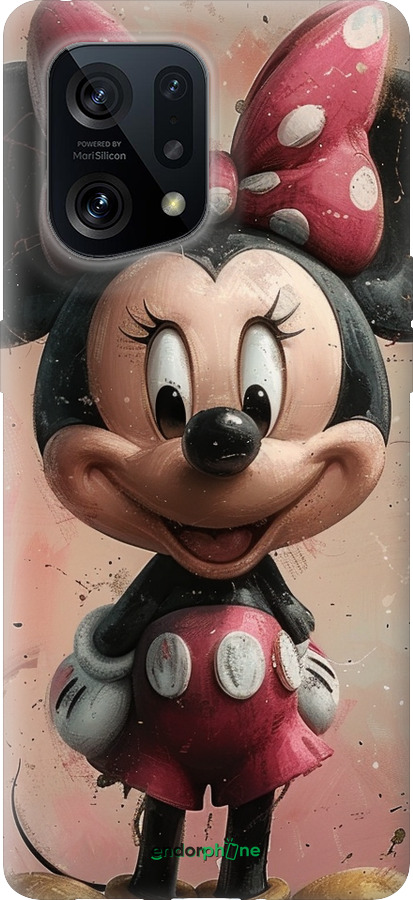 Силіконовий чехол Minnie Mouse для Oppo Find X5 - 6054u-2602 изображение 