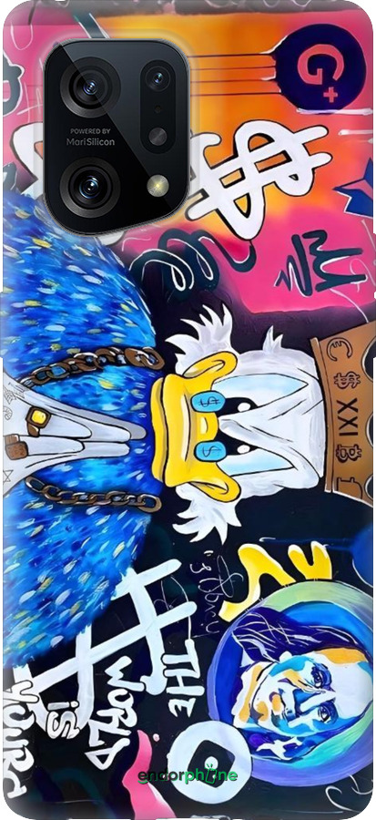 Силиконовый чехол Скрудж 2 для Oppo Find X5 - 6285u-2602 изображение 