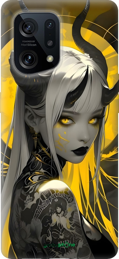 Силиконовый чехол Аниме демон 2 для Oppo Find X5 - 6309u-2602 изображение 