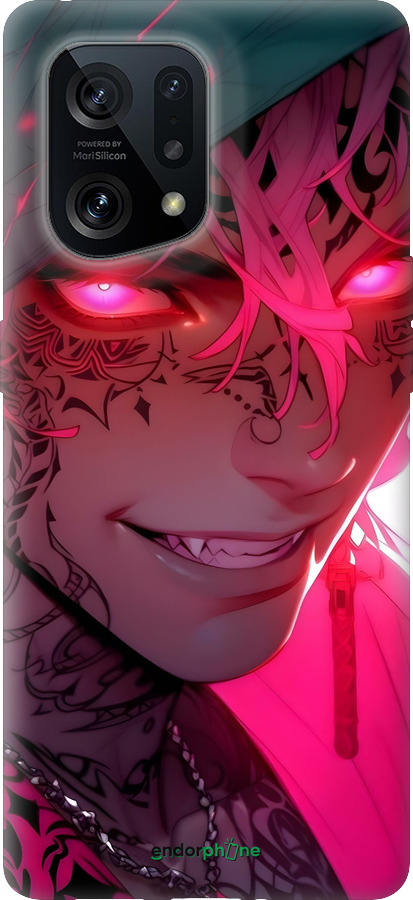 Силиконовый чехол Аниме демон 3 для Oppo Find X5 - 6313u-2602 изображение 