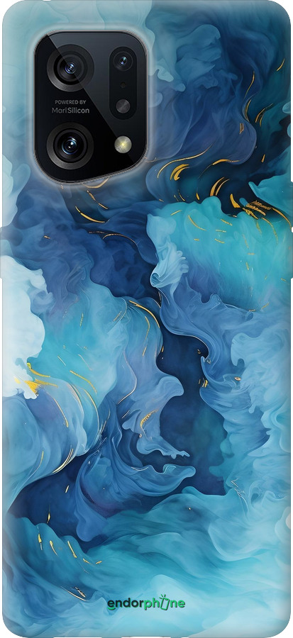 Силіконовий чехол Акварель для Oppo Find X5 - 6320u-2602 изображение 