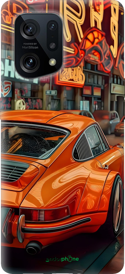Силиконовый чехол Порше для Oppo Find X5 - 6334u-2602 изображение 