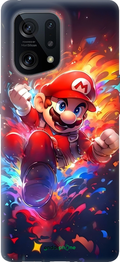 Силиконовый чехол Супер Марио для Oppo Find X5 - 6342u-2602 изображение 
