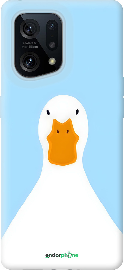 Силиконовый чехол Гусь для Oppo Find X5 - 6350u-2602 изображение 