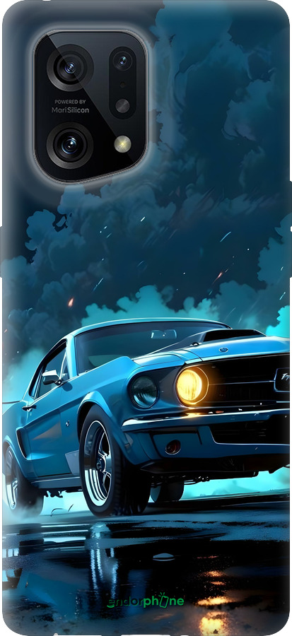Силиконовый чехол Форд мустанг для Oppo Find X5 - 6374u-2602 изображение 