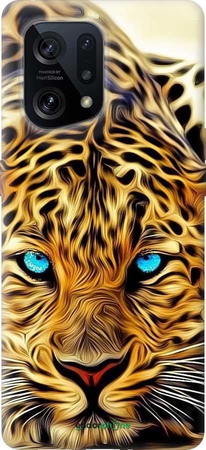 Силиконовый чехол Леопард для Oppo Find X5 - 6611u-2602 изображение 