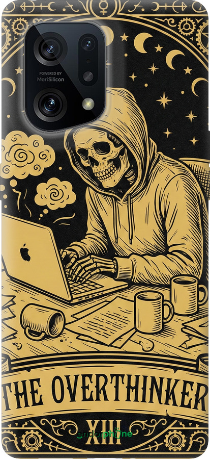 Силиконовый чехол The Overthinker для Oppo Find X5 - 6774u-2602 изображение 