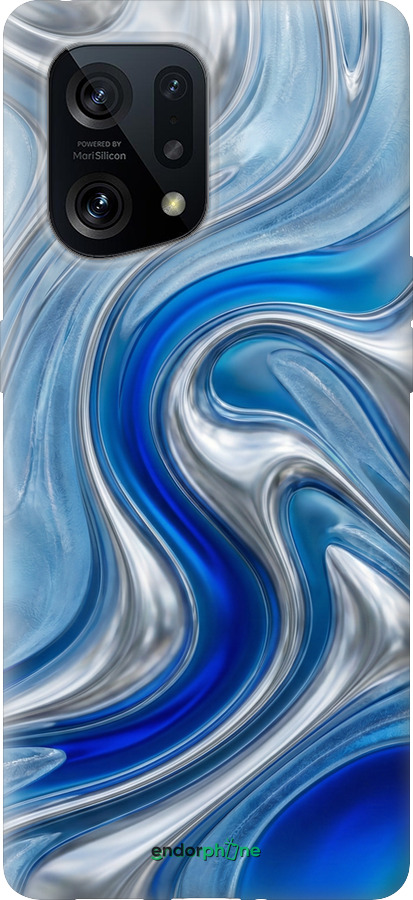 Силиконовый чехол Liquid Chrome для Oppo Find X5 - 6781u-2602 изображение 