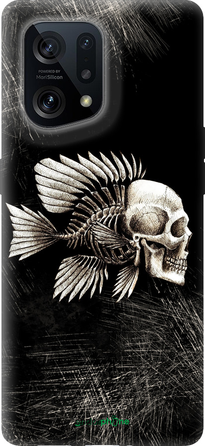 Силиконовый чехол Рыбо-человек для Oppo Find X5 - 683u-2602 изображение 