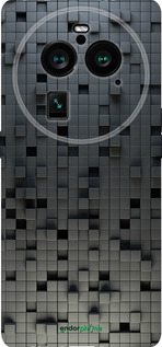 Силиконовый чехол Кубики для Oppo Find X6 Pro - 1061u-3041 изображение 