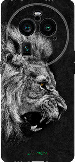 Силиконовый чехол Лев для Oppo Find X6 Pro - 1080u-3041 изображение 