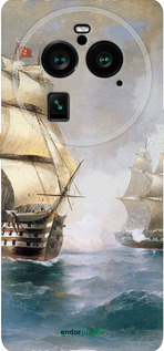 Силиконовый чехол Айвазовский. Корабли для Oppo Find X6 Pro - 160u-3041 изображение 