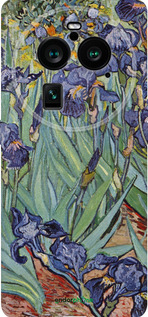 Силиконовый чехол Винсент Ван Гог. Ирисы для Oppo Find X6 Pro - 161u-3041 изображение 