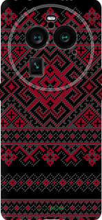 Силіконовий чехол Вишиванка 52 для Oppo Find X6 Pro - 1763u-3041 изображение 