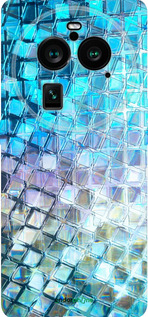 Силиконовый чехол Переливающаяся чешуя для Oppo Find X6 Pro - 227u-3041 изображение 