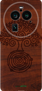 Силиконовый чехол Узор дерева для Oppo Find X6 Pro - 4119u-3041 изображение 