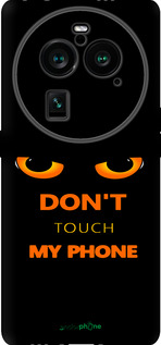 Силиконовый чехол Don't touch the phone для Oppo Find X6 Pro - 4261u-3041 изображение 