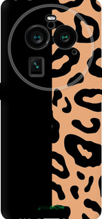 Силиконовый чехол Пятна леопарда для Oppo Find X6 Pro - 4269u-3041 изображение 